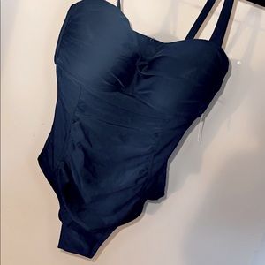 Black One-Piece Swimsuit